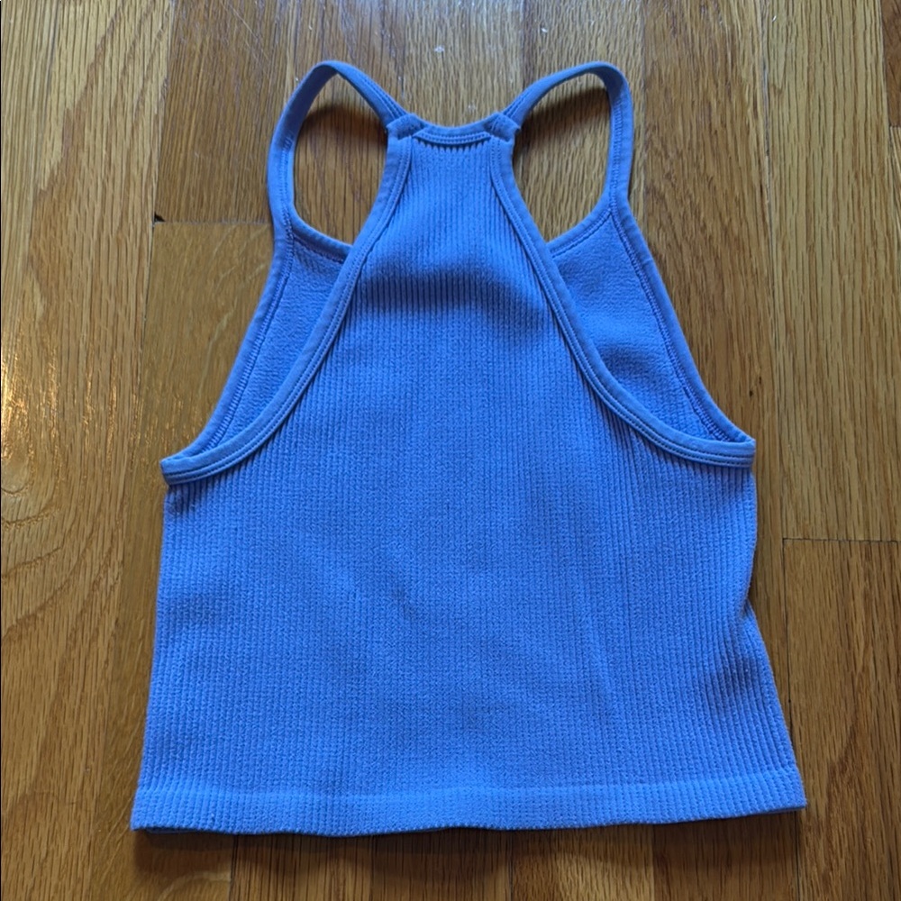 By Together Periwinkle Ribbed Tank - Picture 2 of 3